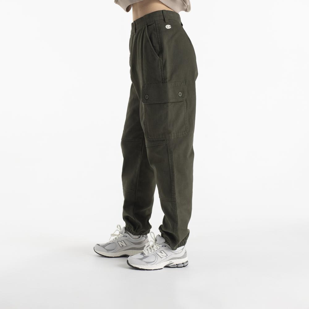 Spodnie Champion Organic Cotton Cargo Trousers 117448-GS508 - zielone