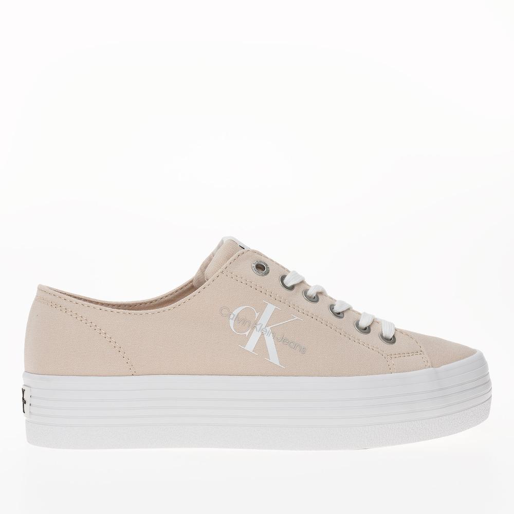 Buty Calvin Klein Vulc Flatform Essential Mono YW0YW01030-0JZ - różowe