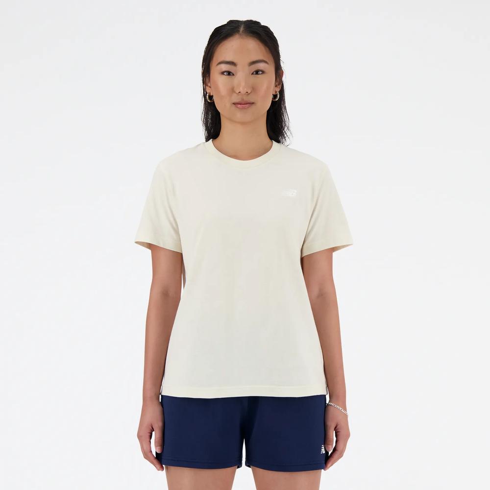 Koszulka damska New Balance WT41509LIN - beżowa