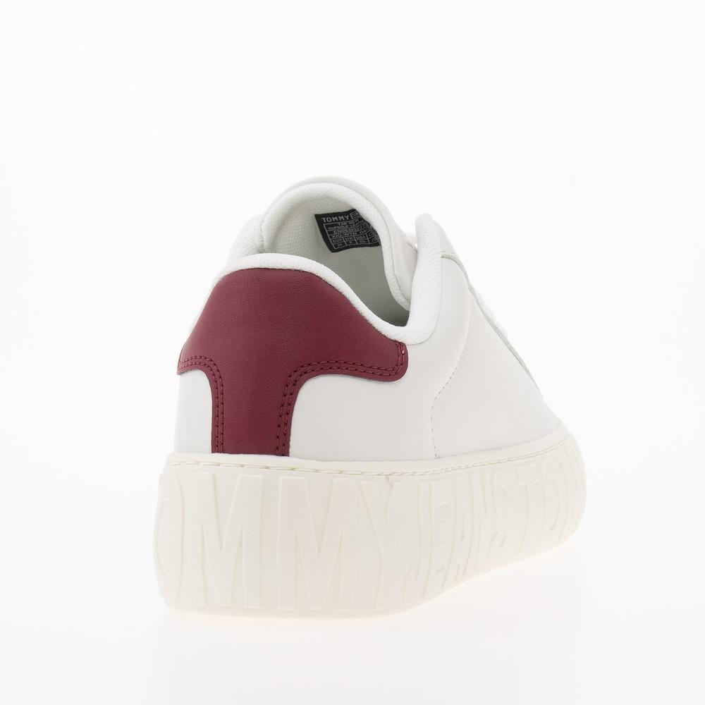 Buty Tommy Jeans TJW New Cupsole Leath LC EN0EN02273-YBL - białe