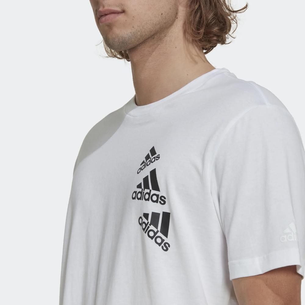 Koszulka adidas Essentials BrandLove HL9386 - biała