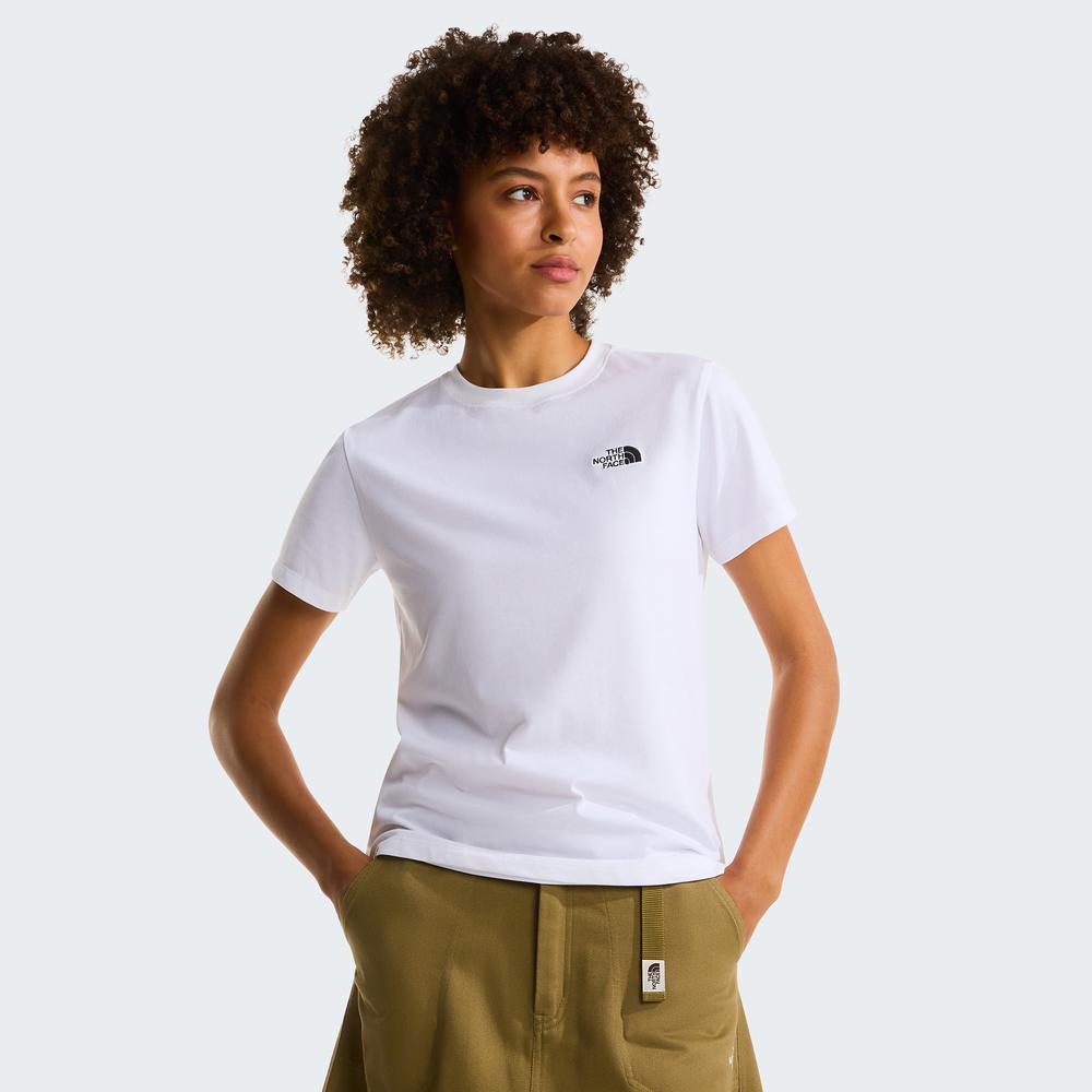 Koszulka damska The North Face Evolution Simple Dome 0A8FX7FN41 - biała