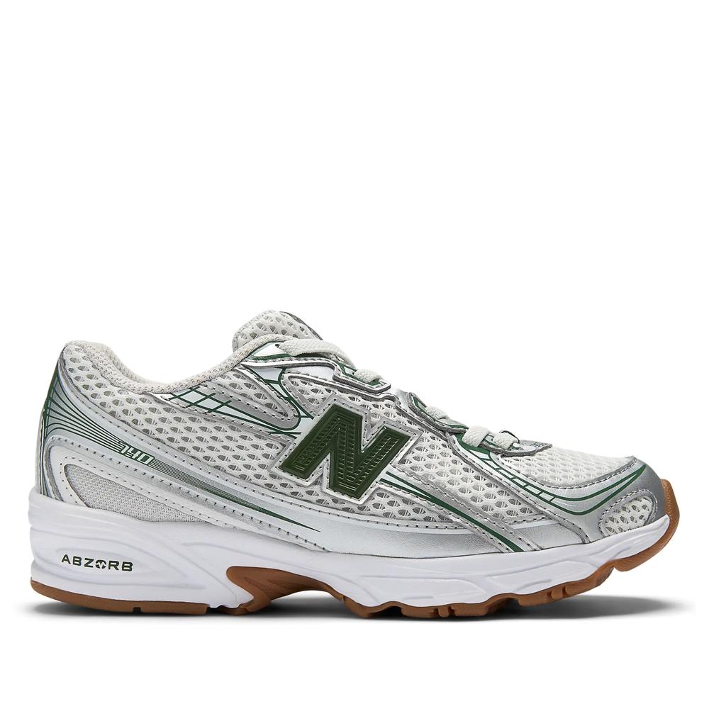 Buty dziecięce New Balance PZ740SF - srebrne