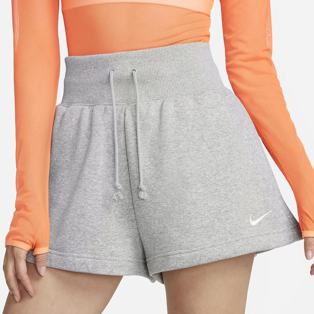Spodenki damskie Nike Sportswear Phoenix Fleece FD1409-063 - szare