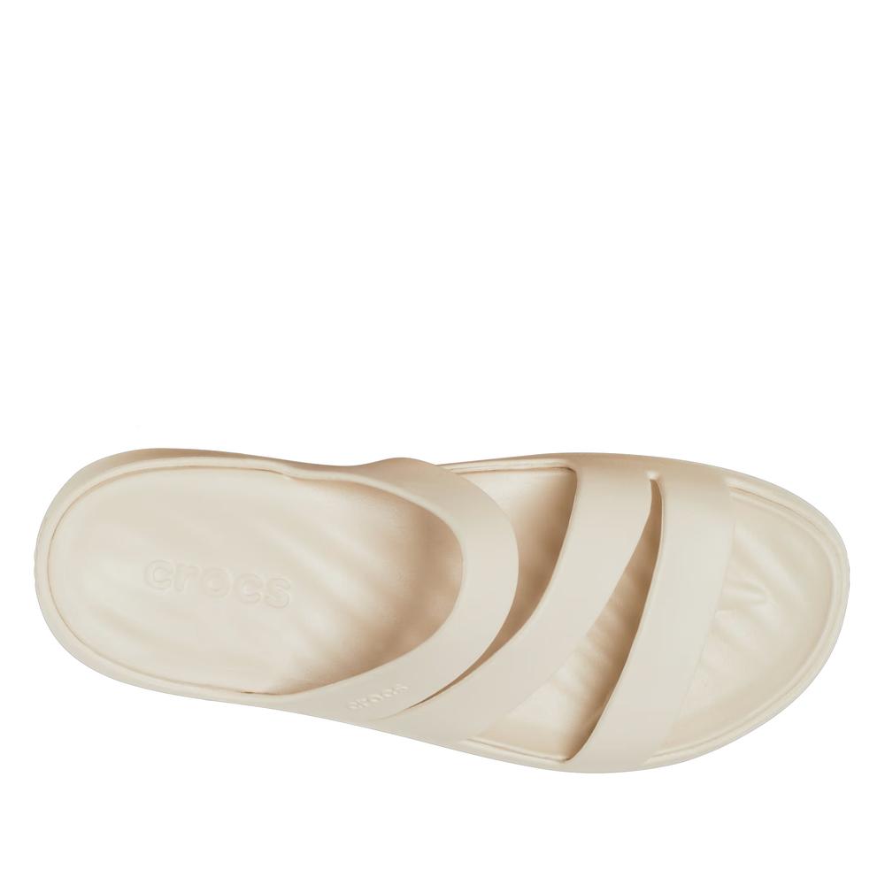 Klapki damskie Crocs Getaway Strappy 209587-160 - białe