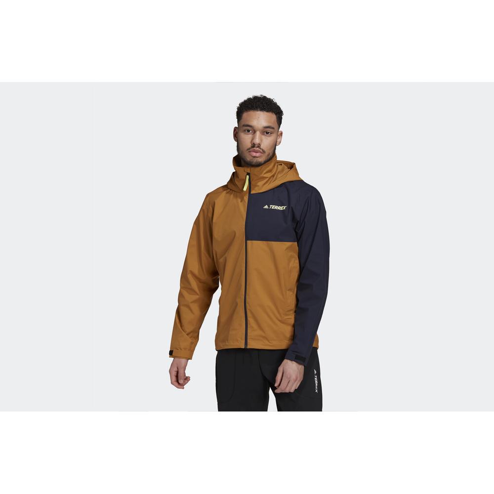 adidas Terrex Multi Rain.Rdy Primegreen Two-Layer Rain Jacket > GU6482