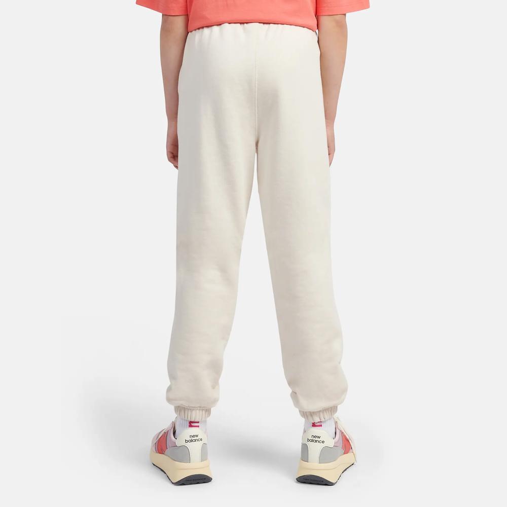 Spodnie dziecięce New Balance LAKG0058LIN - beżowe