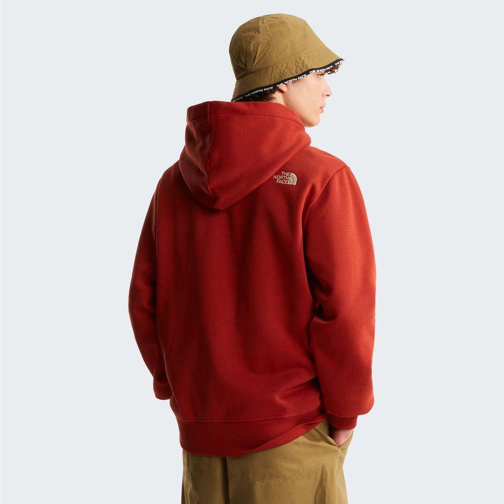 Bluza męska The North Face Drew Peak 0A89EMMUI1 - czerwona