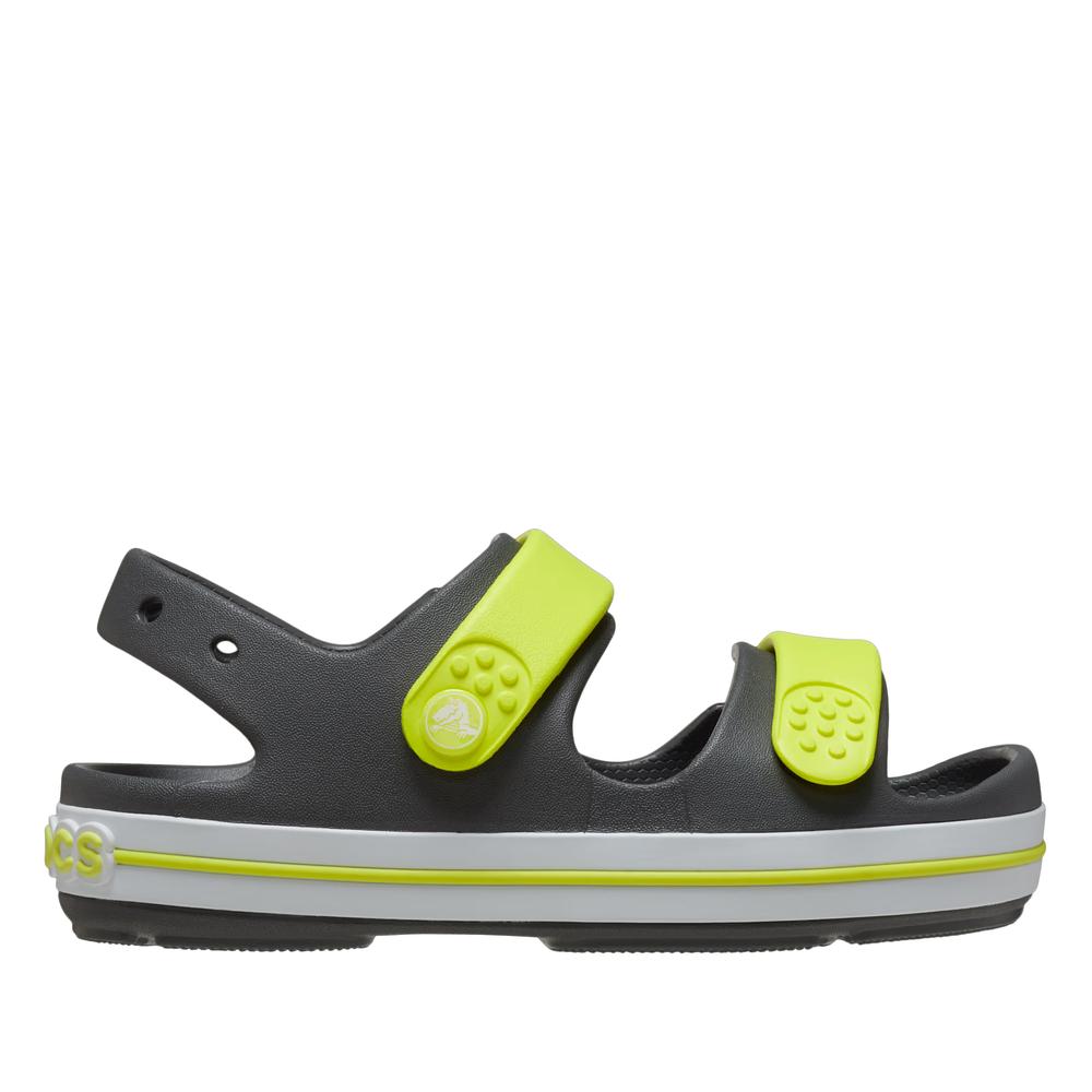 Sandały dziecięce Crocs Crocband Cruiser Sandal 209423-1NJ - szare