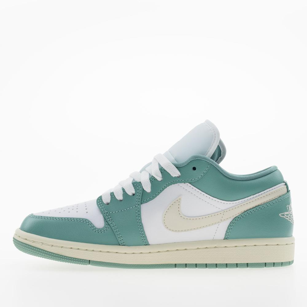 Buty damskie Nike Air Jordan 1 Low DC0774-138 - miętowo-białe