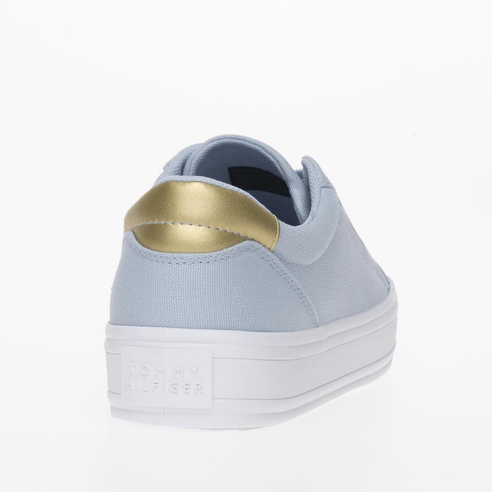 Buty Tommy Hilfiger Essential Vulc Canvas FW0FW07682-C1O - niebieskie