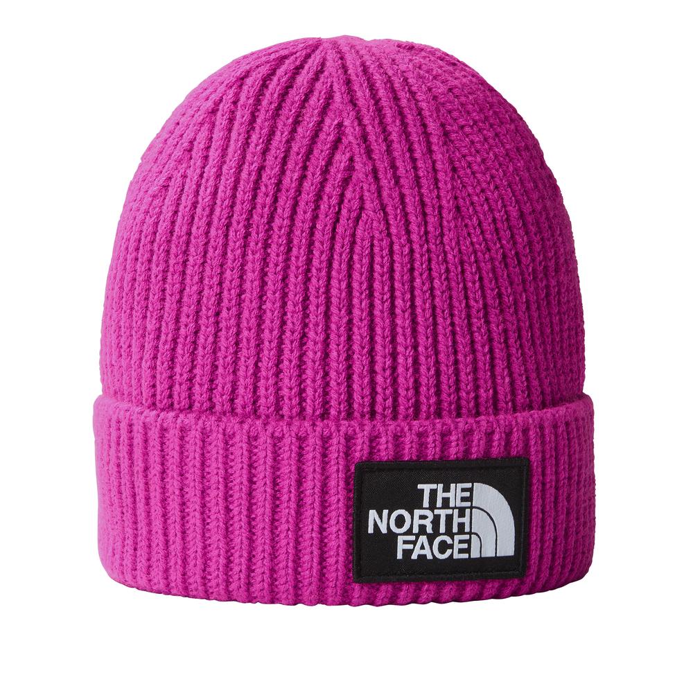 Czapka The North Face Logo Box Beanie 0A3FJX1I71 - różowa