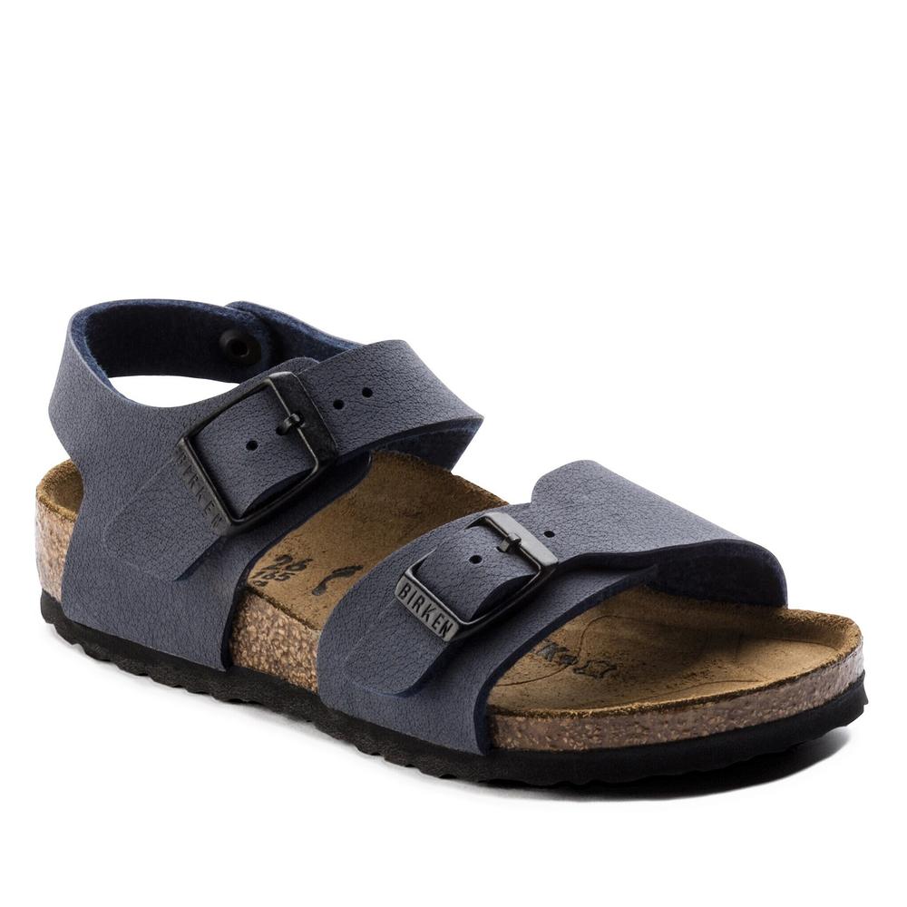 Sandały dziecięce Birkenstock New York 87773 - granatowe