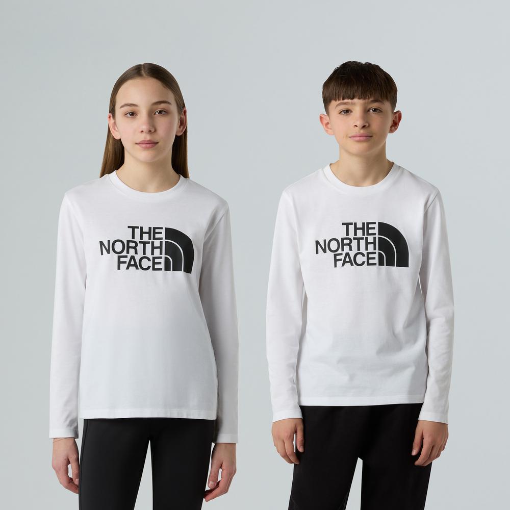 Koszulka dziecięca The North Face Easy 0A89J2FN41 - biała