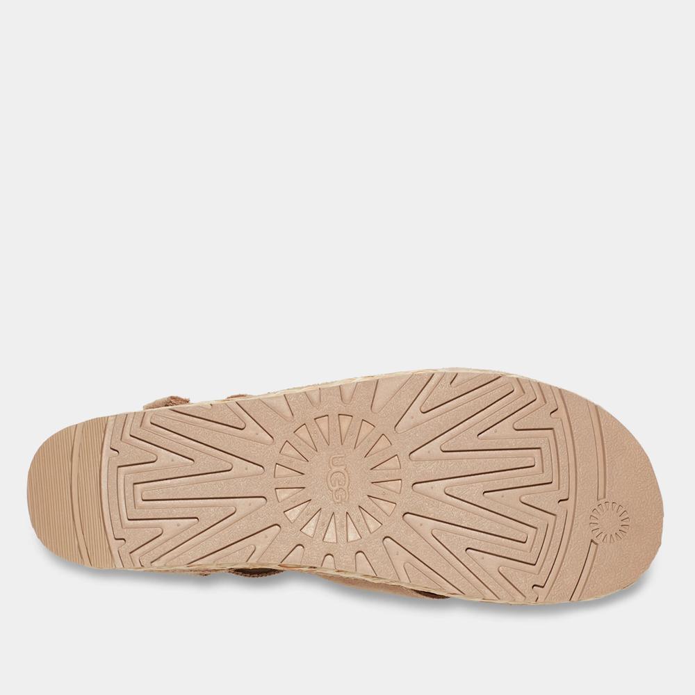 Sandały Ugg Aubrey Platform Sandal 1152711-SAN - beżowe