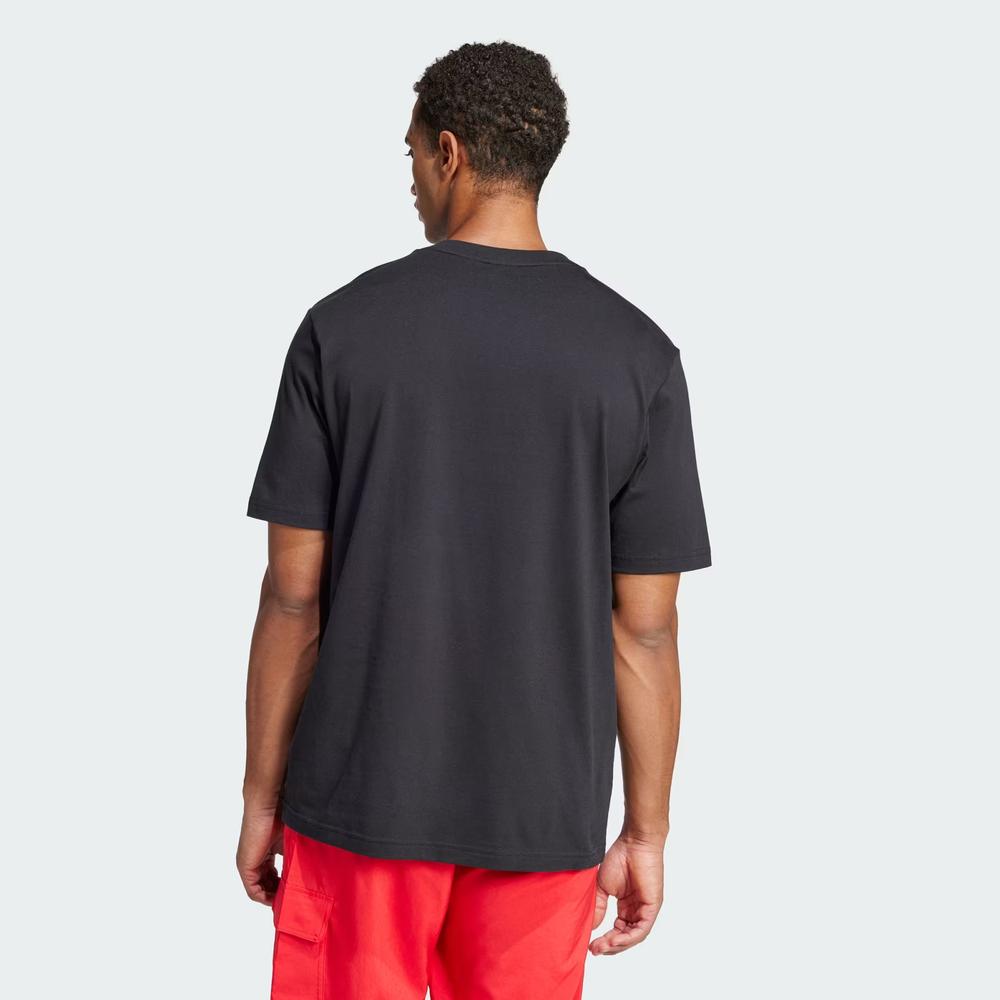 Koszulka męska adidas Sportswear Essentials Linear Single JE8993 - czarna
