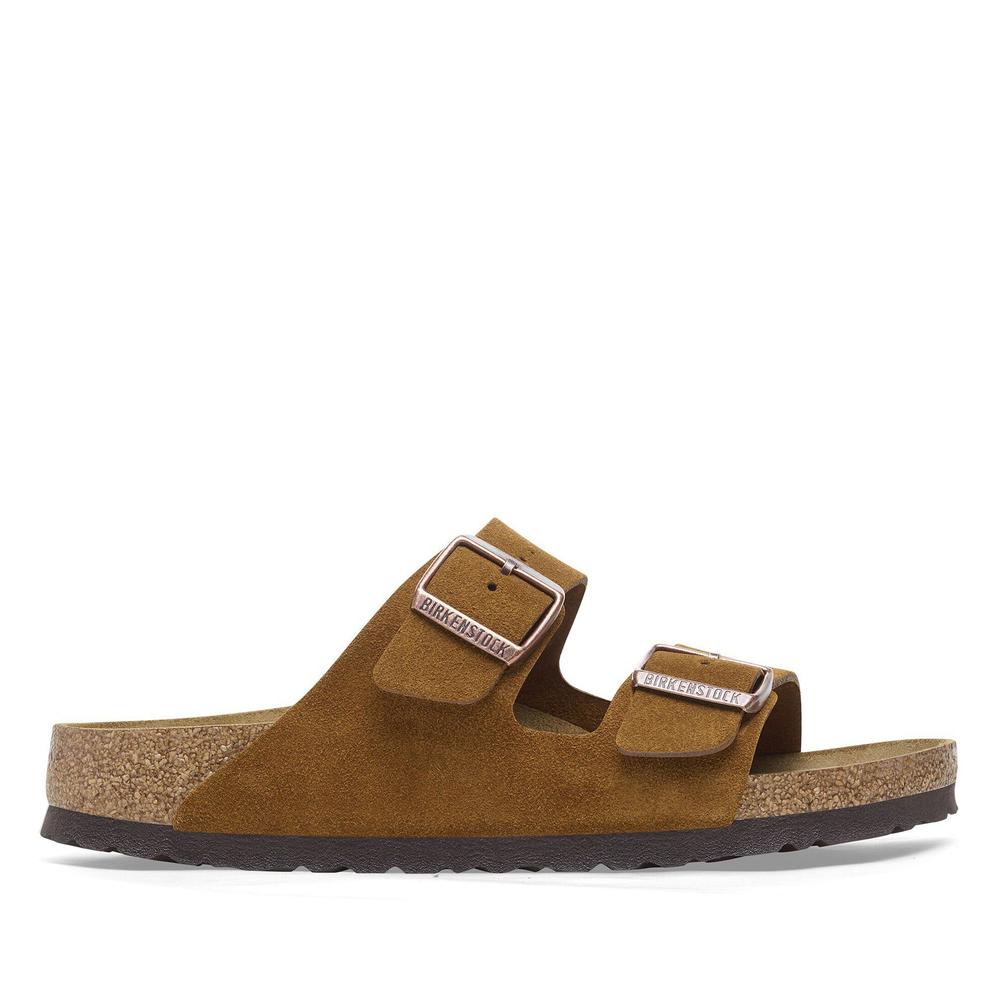 Klapki męskie Birkenstock Arizona 1027082 - brązowe