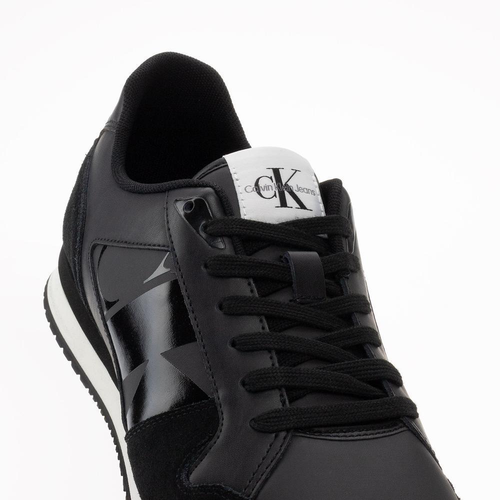 Buty Calvin Klein Low Profile Runner Mod Vint YM0YM00695-BEH - czarne
