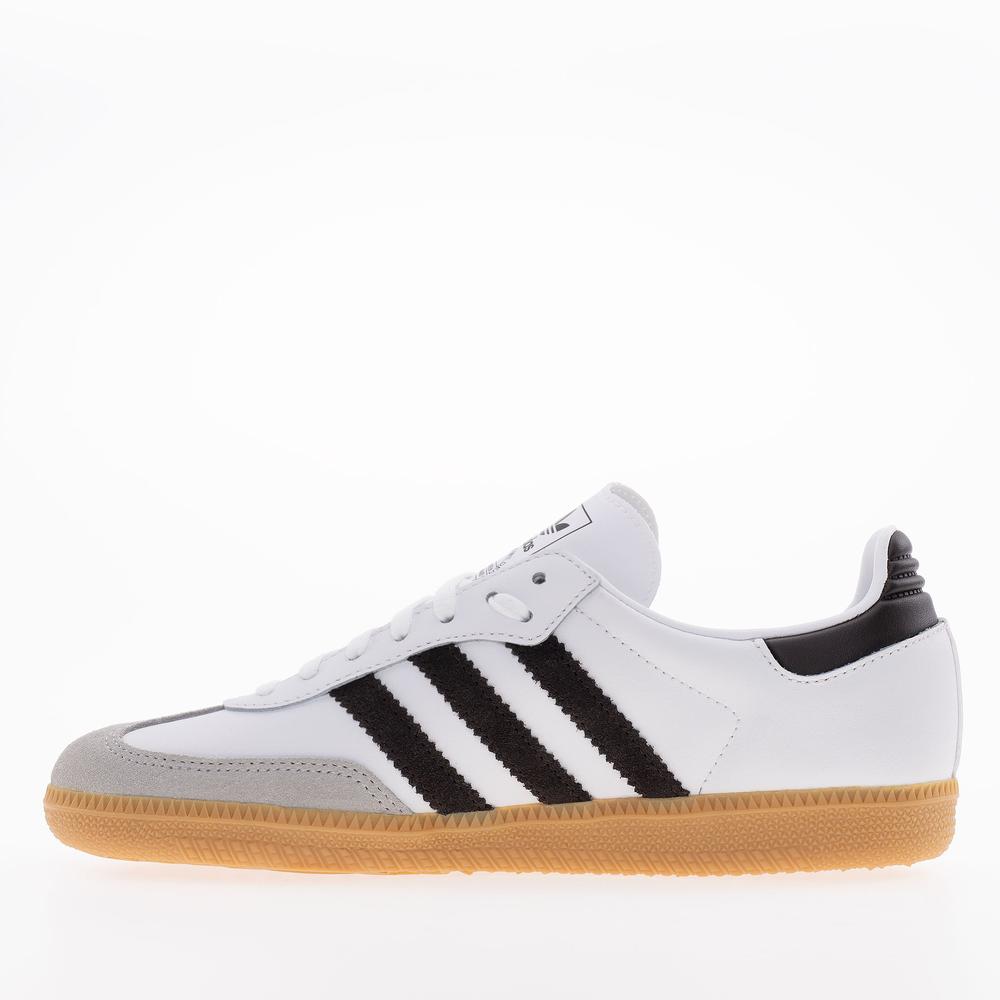 Buty młodzieżowe adidas Originals Samba OG J JQ2020 - białe