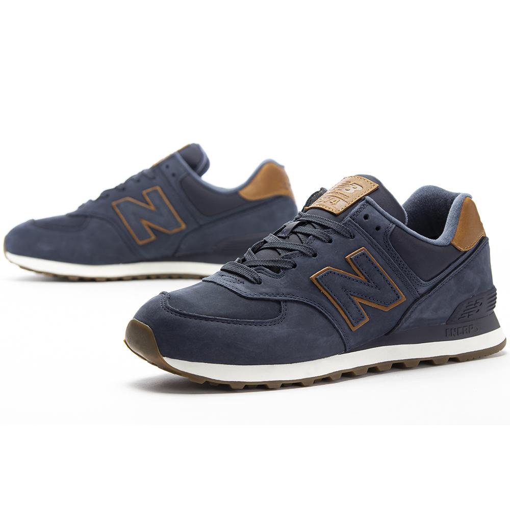 Buty New Balance ML574NBD - granatowe