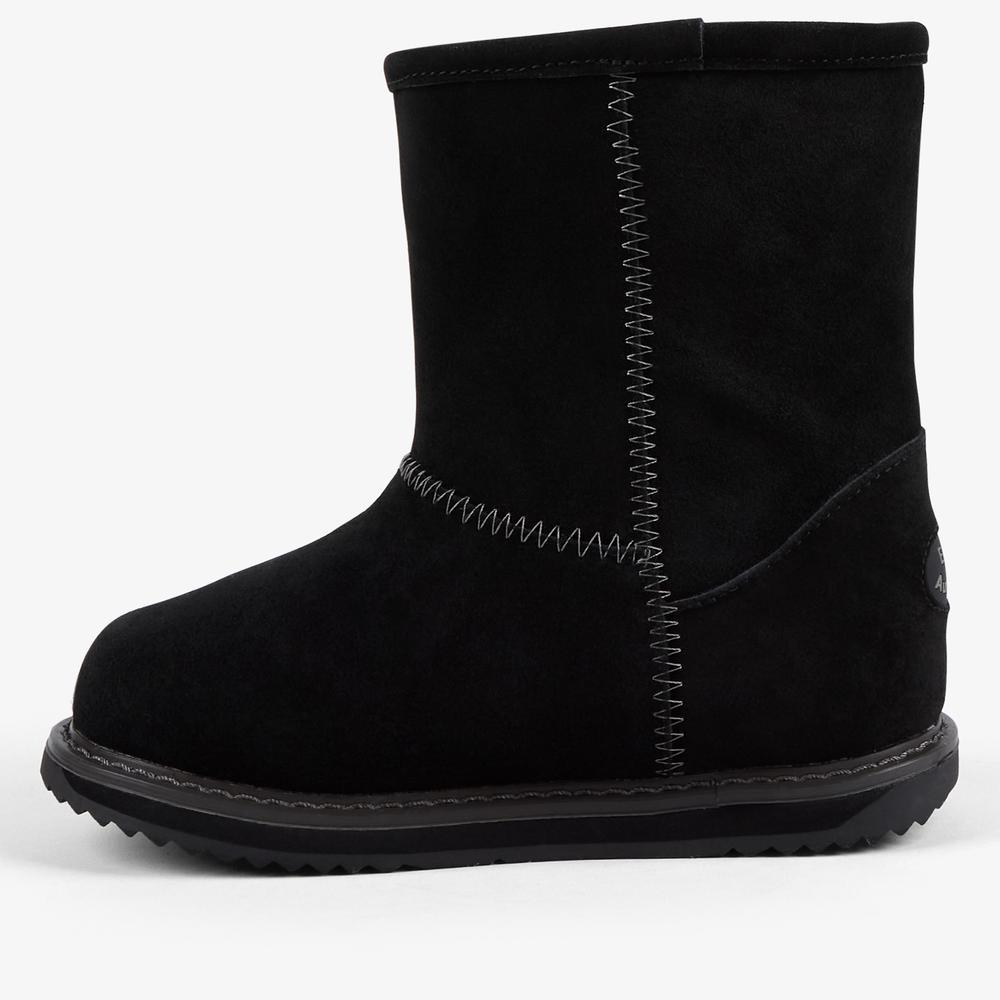 Buty dziecięce Emu Australia Brumby LO 2.0 K13225BLAK - czarne