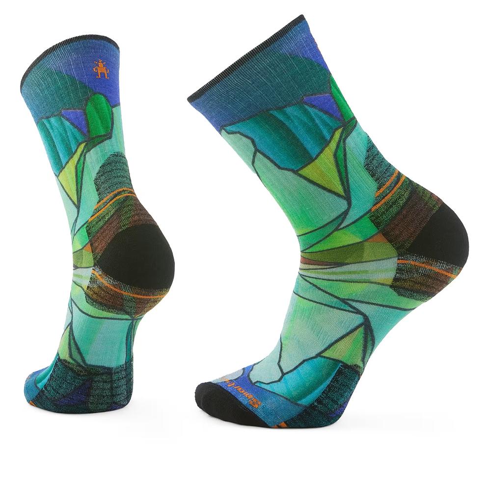 Skarpetki Smartwool Hike Targeted Cushion Mirror Mountain Print 0026858101 - multikolor