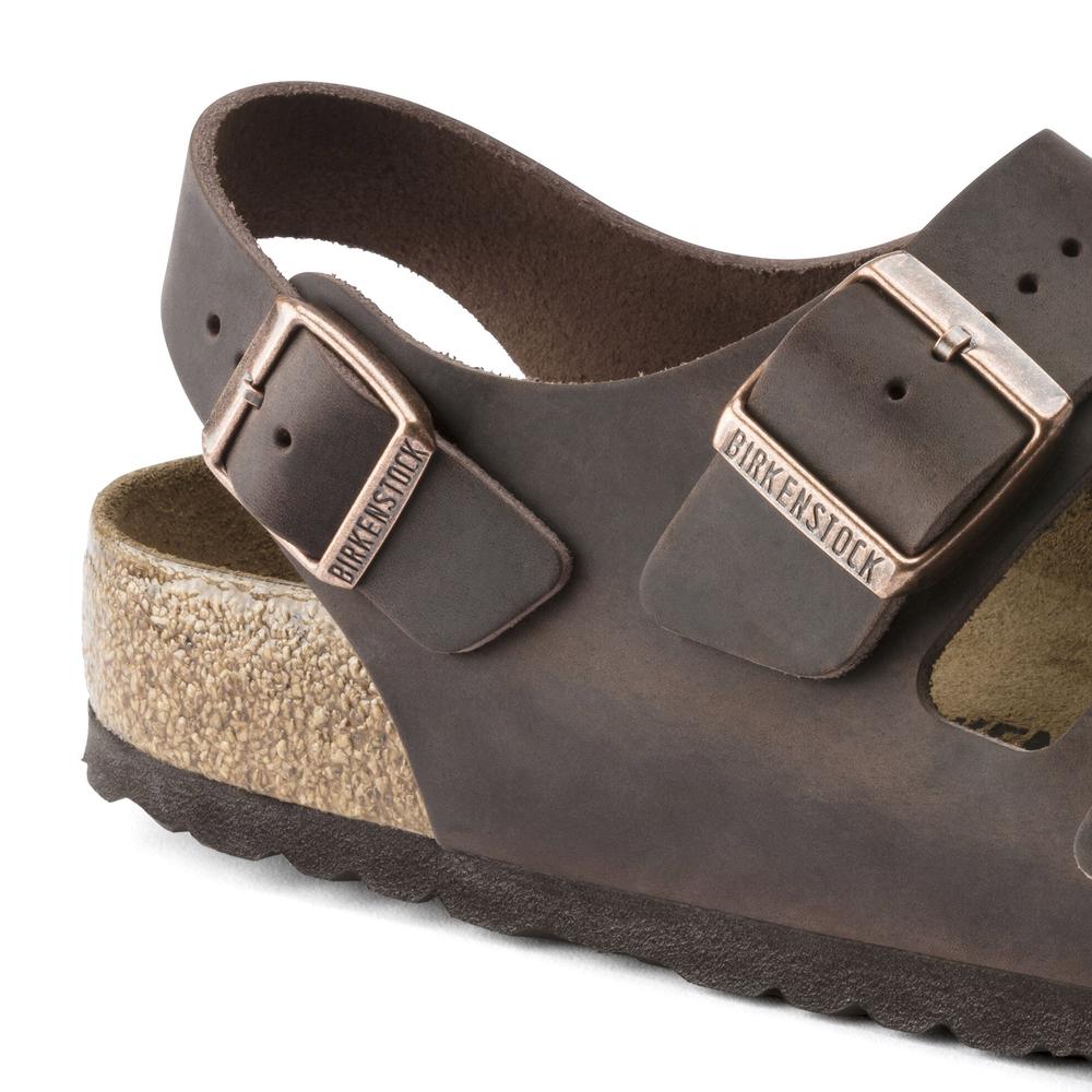 Sandały Birkenstock Milano 34871 - brązowe