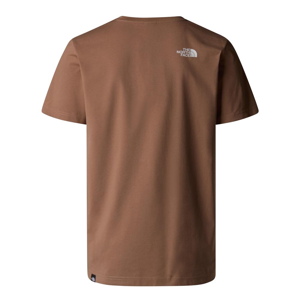 Koszulka męska The North Face Simple Dome 0A87NG6IH1 - brązowa