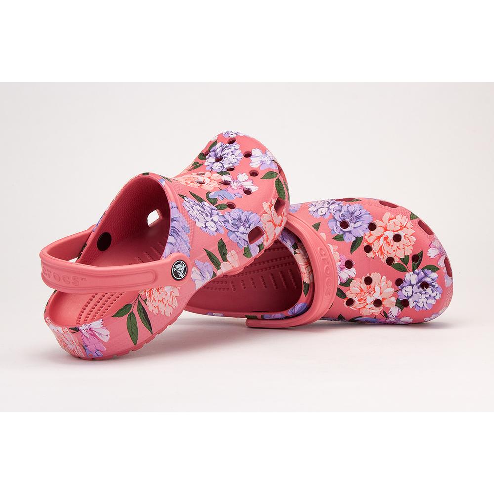 CROCS CLASSIC PRINTED FLORAL CLOG > 206376-682