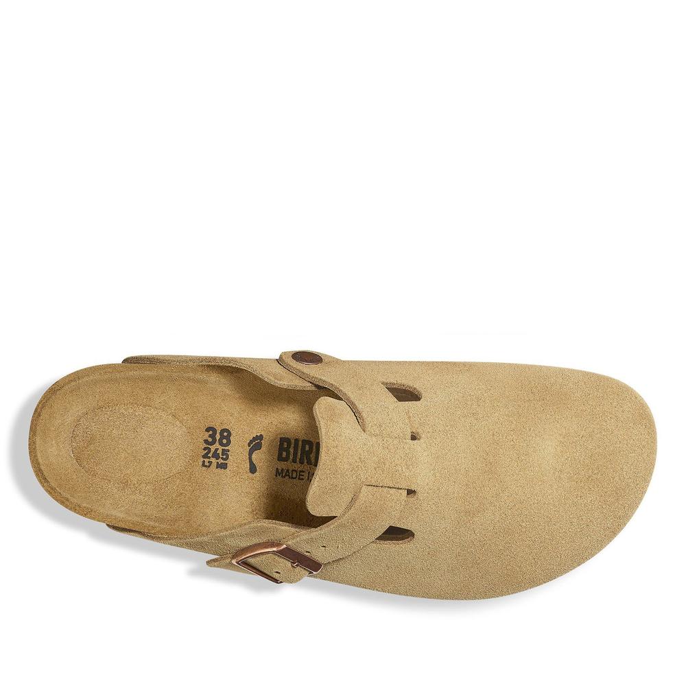 Klapki unisex Birkenstock Boston 1026181 - beżowe