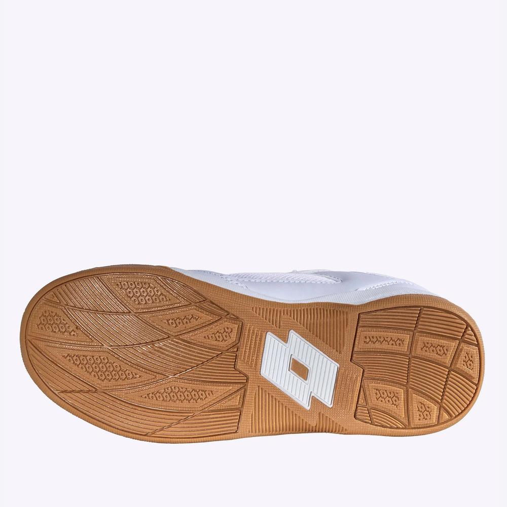Buty dziecięce Lotto Soccera 2601170K-1030 - białe
