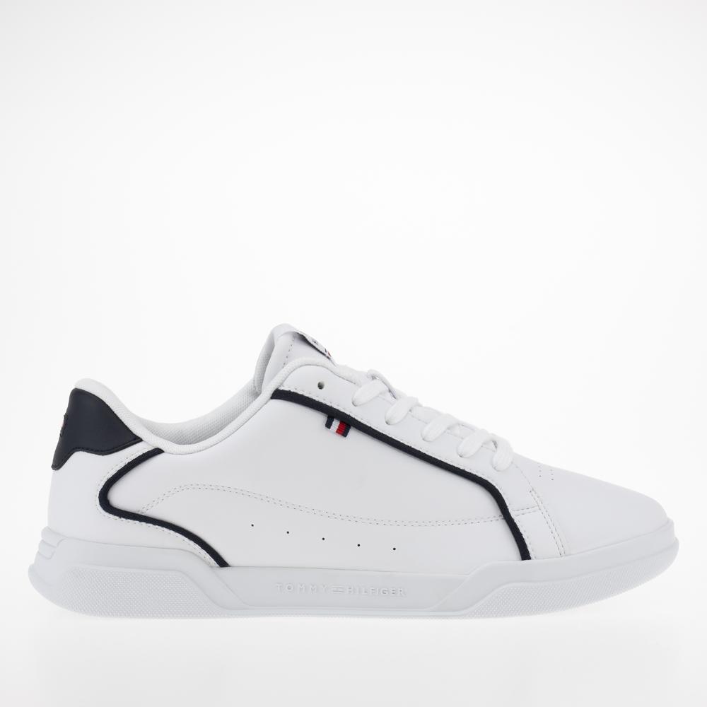 Buty Tommy Hilfiger Lo Cup Leather FM0FM04429-YBS - białe