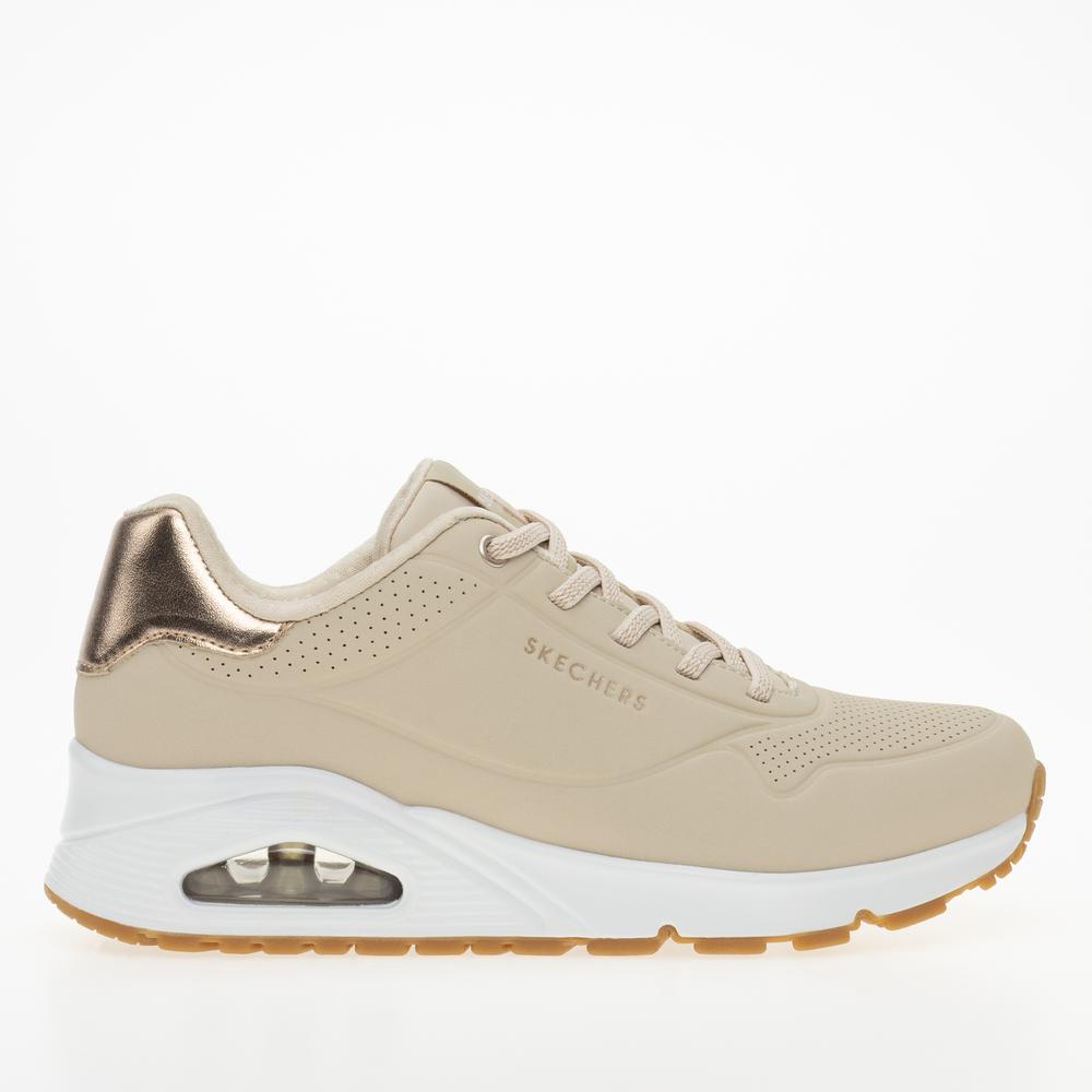 Buty Skechers Uno Shimmer Away 155196NAT - beżowe