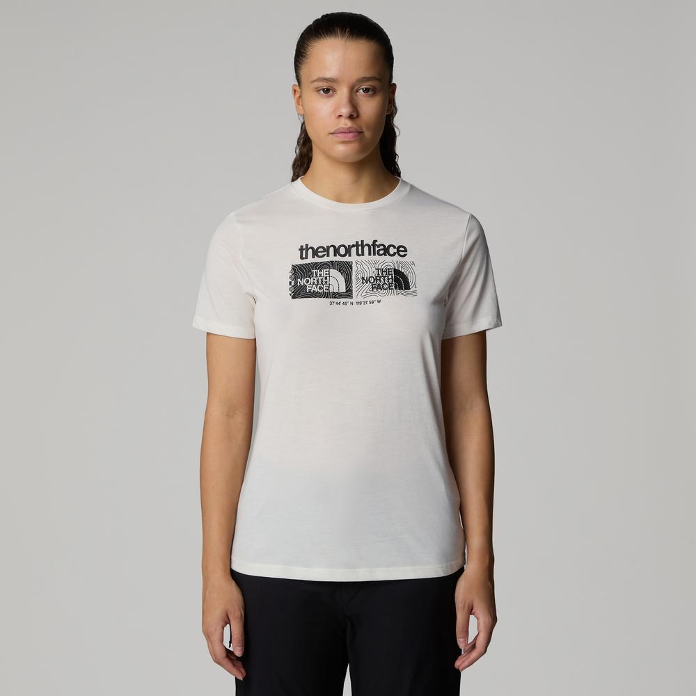 Koszulka damska The North Face Foundation 0A8BRZQLI1 - biała