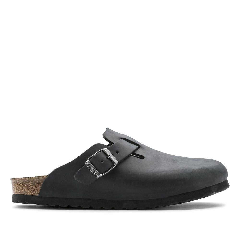 Klapki unisex Birkenstock Boston 59461 - czarne