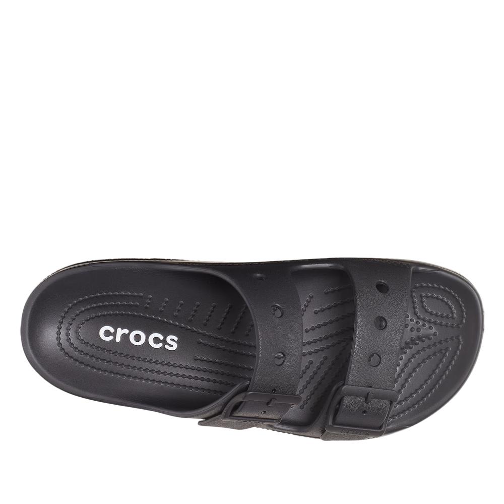 Klapki damskie Crocs Saturday Sandal 213586-001 - czarne