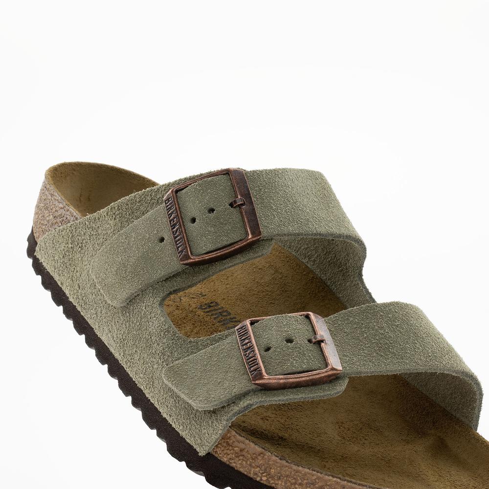 Klapki męskie Birkenstock Arizona BS 51461 - zielone