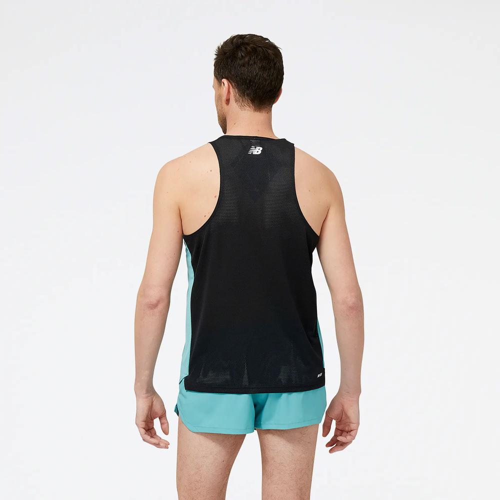 Koszulka New Balance MT31240FAD - niebieska