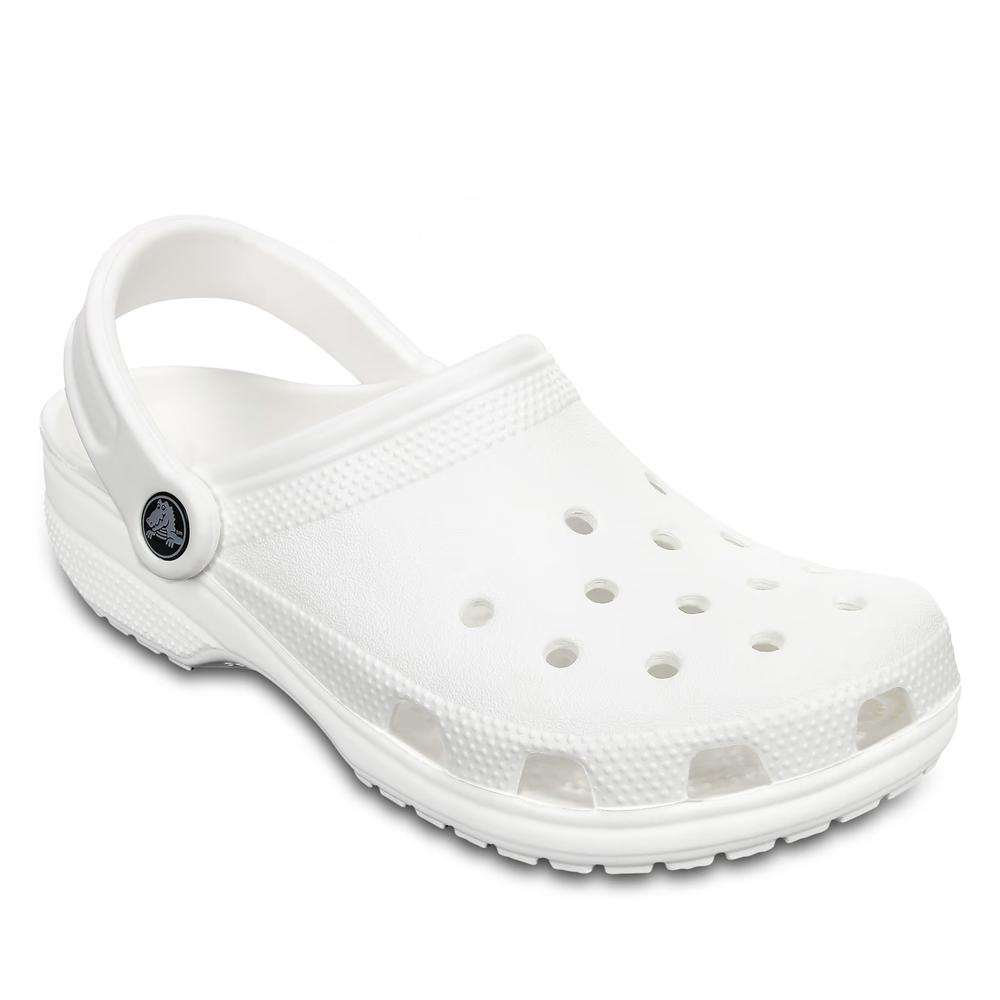 Klapki Crocs Classic Clog 10001-100 - białe