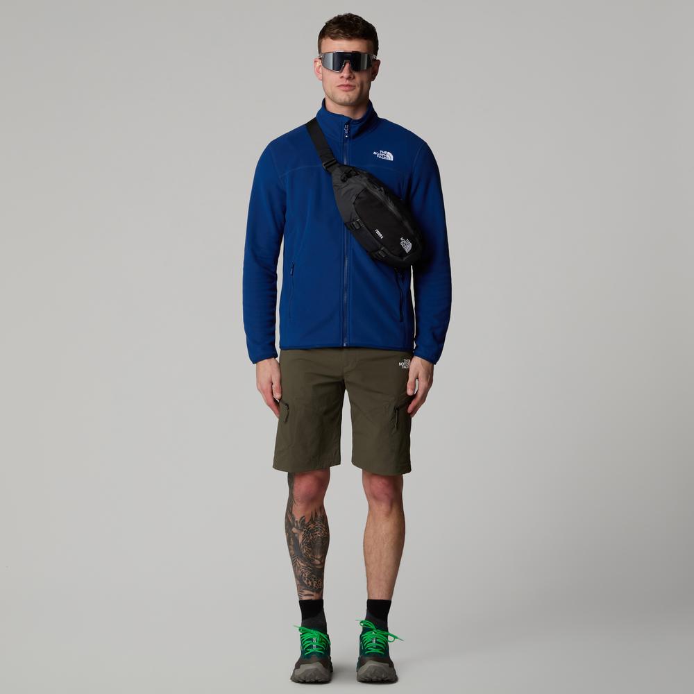 Bluza męska The North Face 100 Glacier Full-Zip Fleece 0A855XD1R1 - granatowe