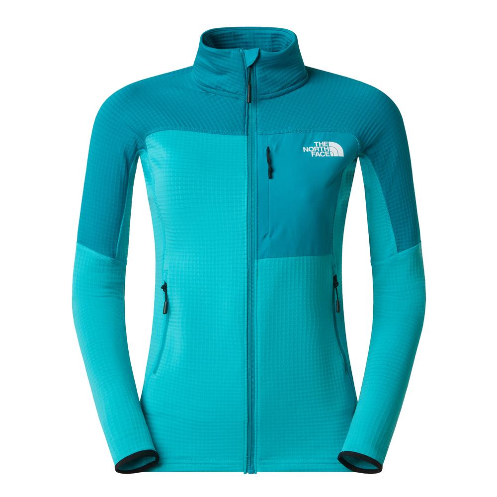 Kurtka damska The North Face Stormgap Power Grid 0A8G325A21 - niebieska