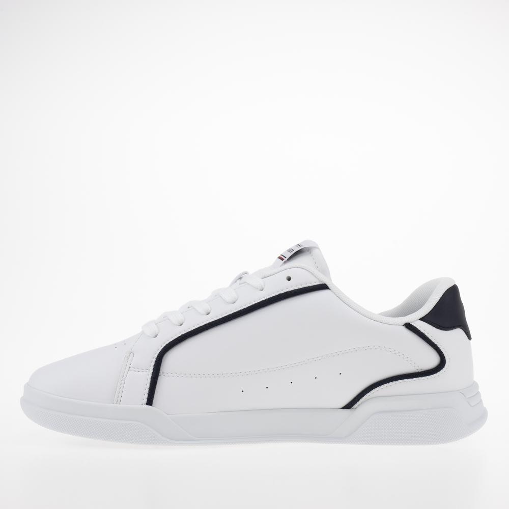 Buty Tommy Hilfiger Lo Cup Leather FM0FM04429-YBS - białe