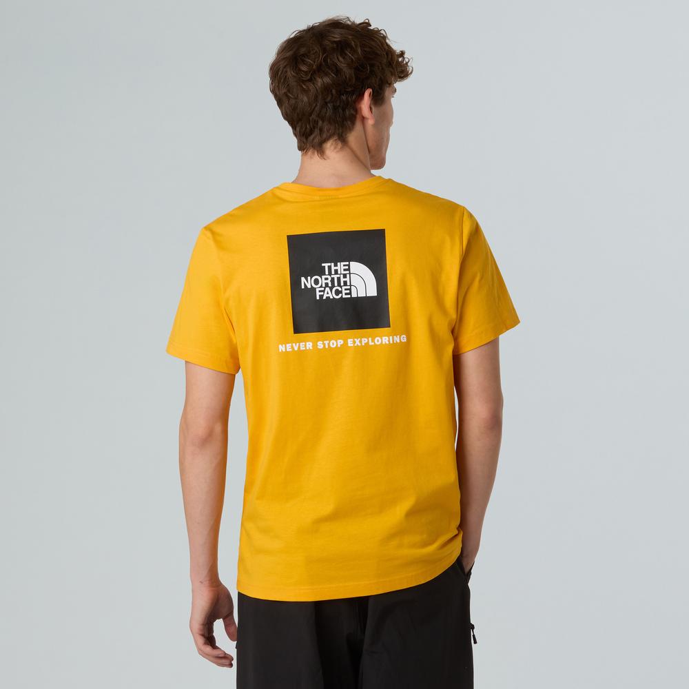 Koszulka męska The North Face NSE Box 0A87NPZU31 - żółta