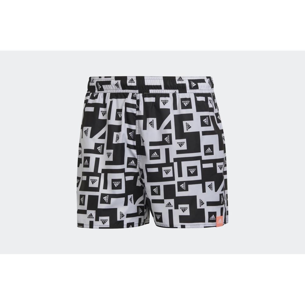 Spodenki adidas Graphic Swim Shorts HA3312 - czarno-białe