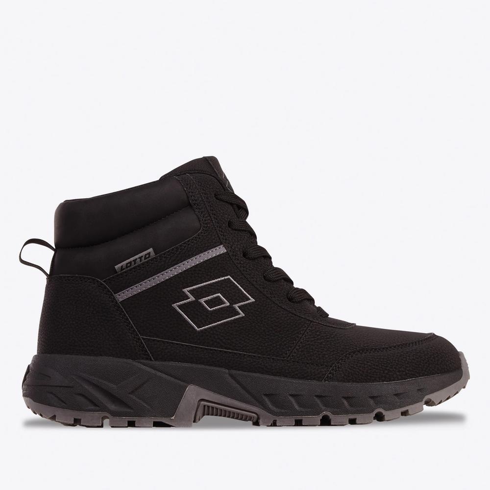 Buty męskie Lotto Evedal Mid 2400300U-1111 - czarne