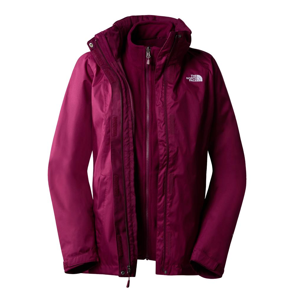 Kurtka The North Face Evolve II Triclimate 00CG56K3O1 - bordowa