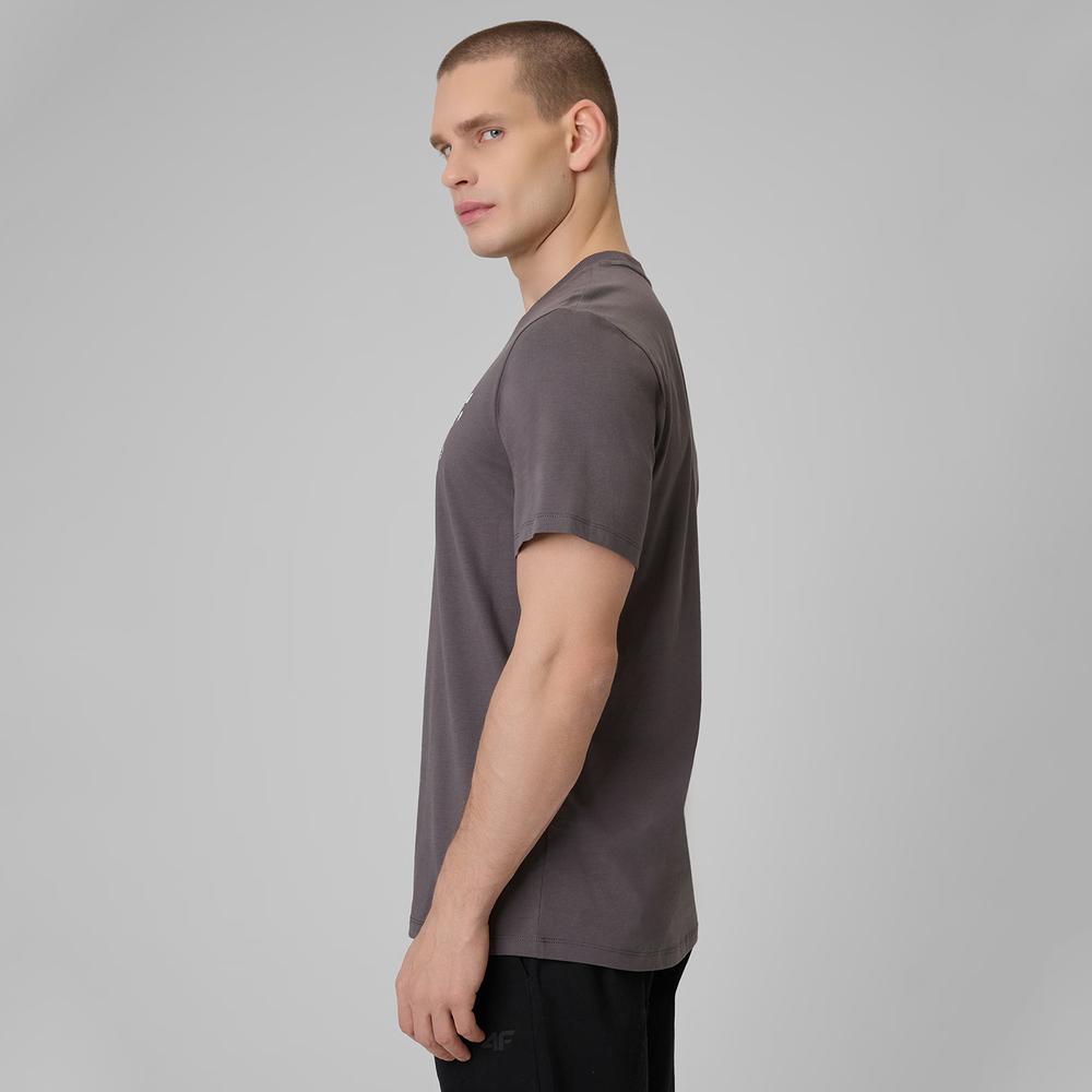 Koszulka męska 4F WSS26TTSHM265924S - szara