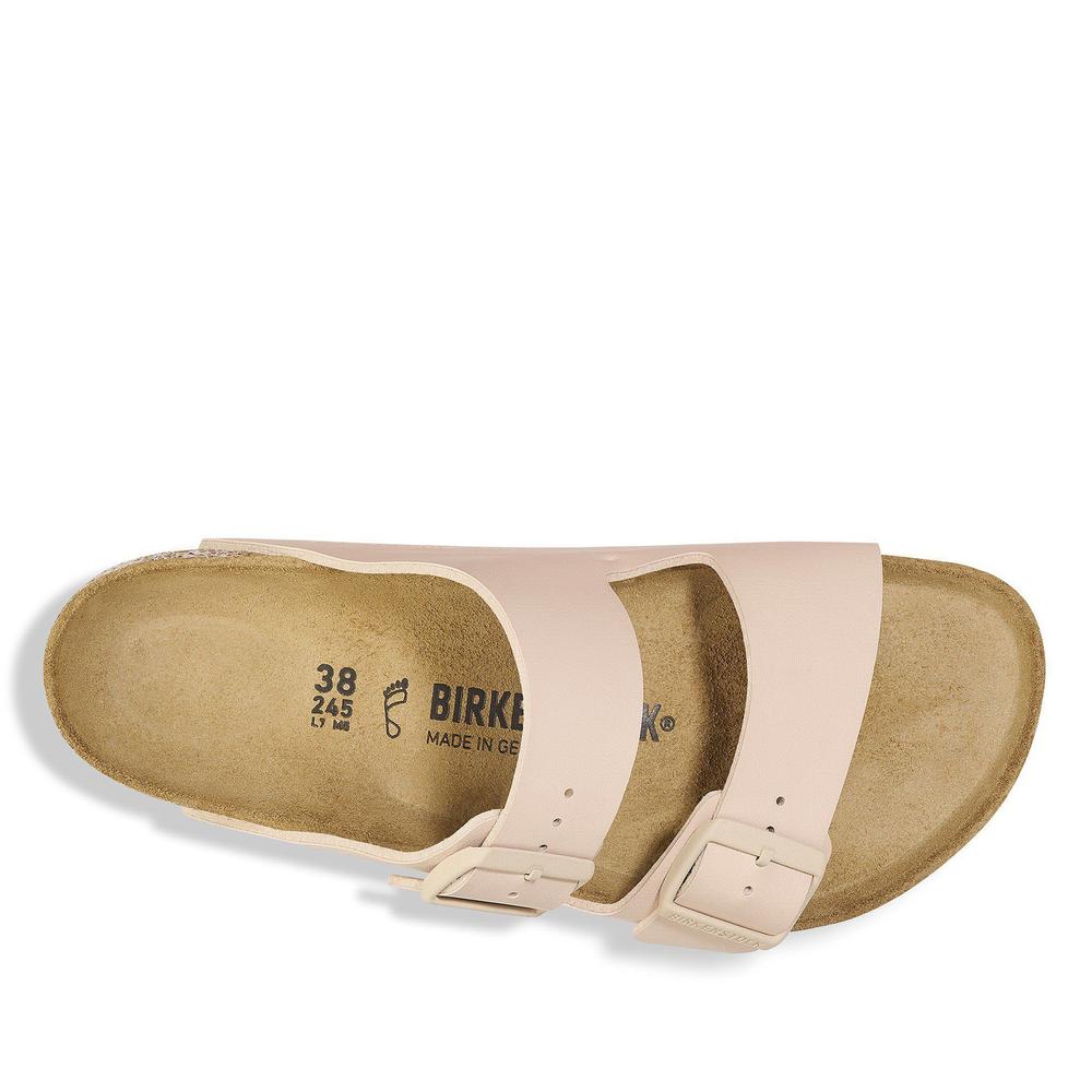 Klapki damskie Birkenstock Arizona 1027723 - beżowe