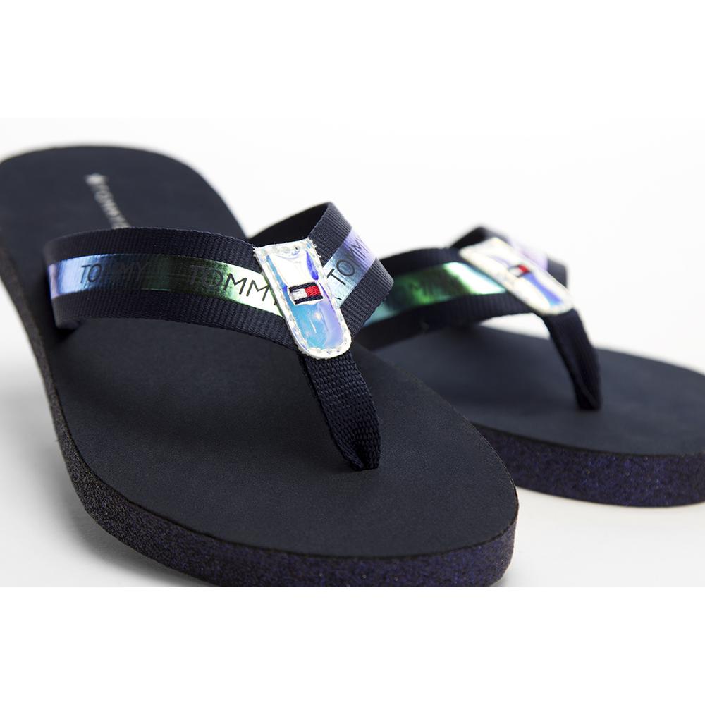 TOMMY HILFIGER FLAT BEACH IRIDESCENT > FW0FW04016 403