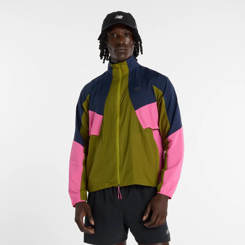 Kurtka męska New Balance MJ61U1I9AAN - zielona